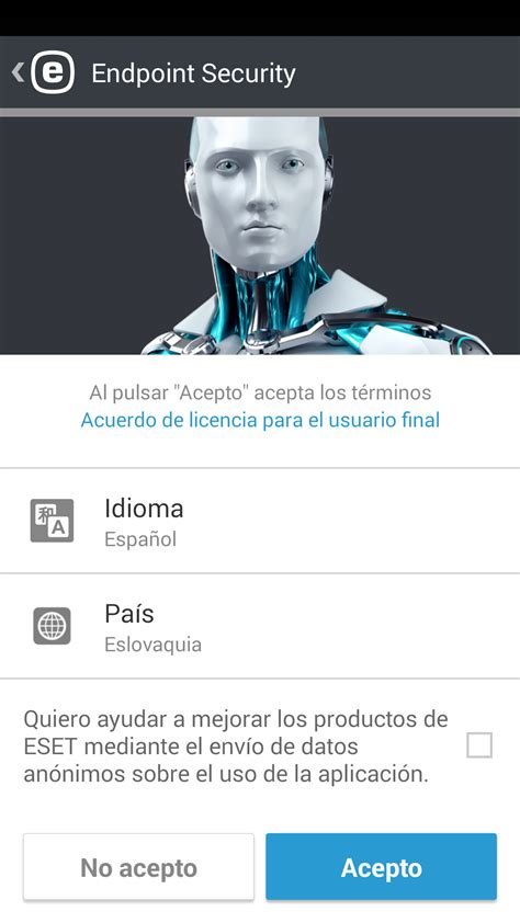 Asistente De Inicio Eset Endpoint Security For Android Ayuda En