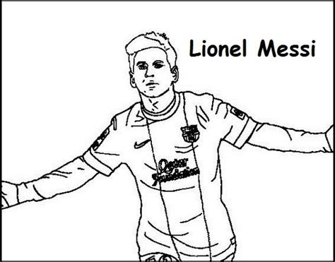 Lionel Messi Coloring Printable Page Coloring Pages Lionel Messi