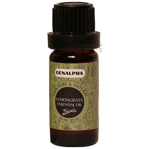 Genalpha Lemongrass Essential Oil Buy Bottle Of 10 0 Ml Oil At Best Price In India 1mg