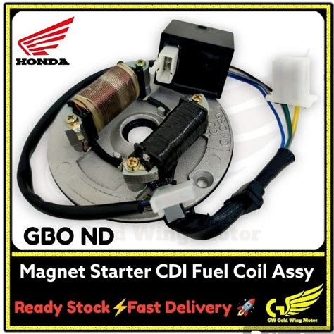 HONDA GBO ND NEW MODIFY CDI ROTARY MAGNET FUEL COIL SET ASSEMBLY SET