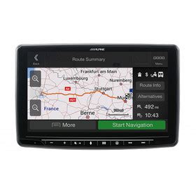 Alpine Ine F Dc Navigationssystem Mit Zoll Touchscreen Lkw Und R