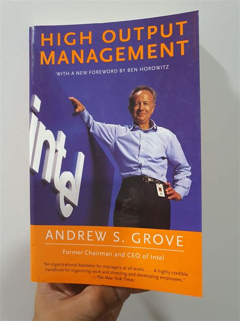 Summary Of High Output Management By Andrew S Grove 8