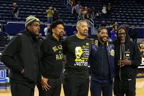 University Of Michigan's 'Fab Five' Reunite At Crisler Center