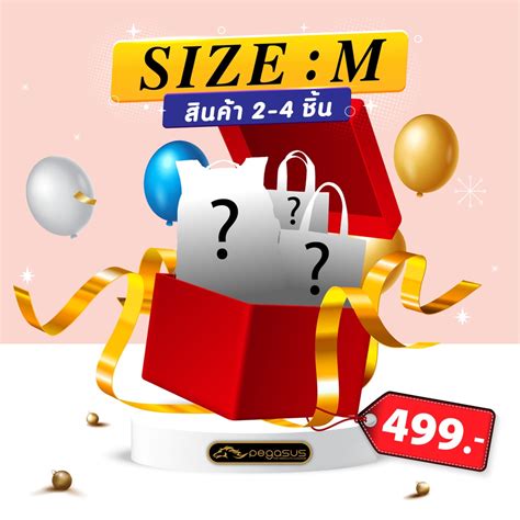 Lucky Mystery Box กล่องสุ่ม กล่องสุ่มกระเป๋า Size M Shopee Thailand