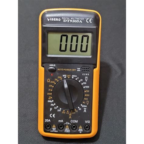 Jual Multitester Digital Jumbo Visero Dt A Buzzer Avometer