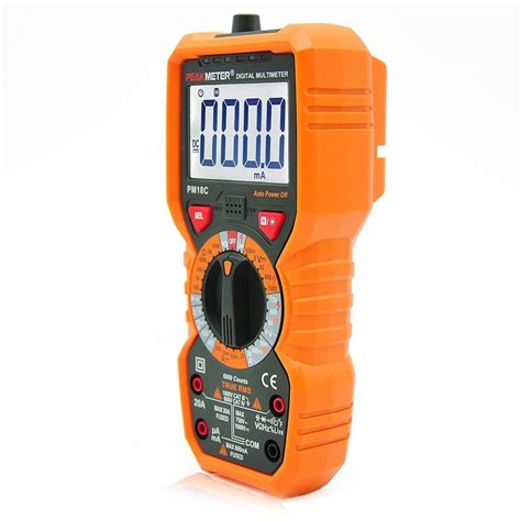 Peakmeter Pm C Digital Multimeter Ac Dc Voltage Current Temperature