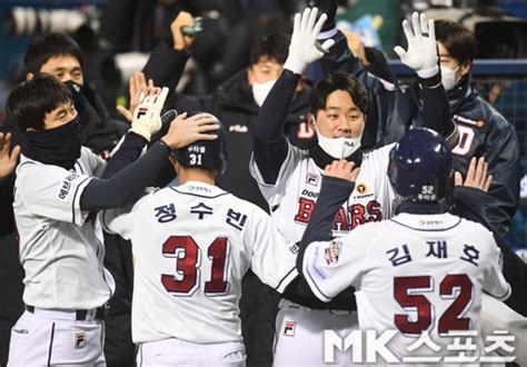 ‘4위 두산 이젠 ‘2위 삼성도 제쳤다사상 첫 7년 연속 Ks 진출 Po2 Mk스포츠