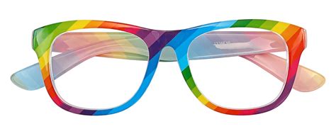 Spectrum Classic Square Prescription Glasses Rainbow Womens Eyeglasses Payne Glasses