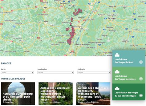 De nouvelles balades à découvrir et à télécharger Châteaux Forts Alsace