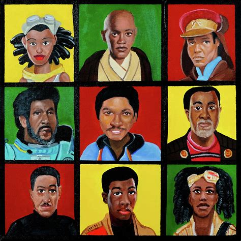 Star Wars Characters Black History Month Painting by Joel Anderson - Pixels