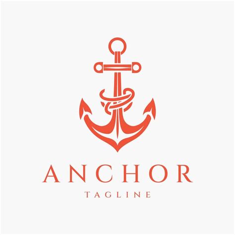 Premium Vector Anchor Logo Design Vector Illustration