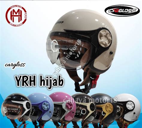 HELM CARGLOSS YRH Hijab HELEM RETRO WANITA Lazada Indonesia