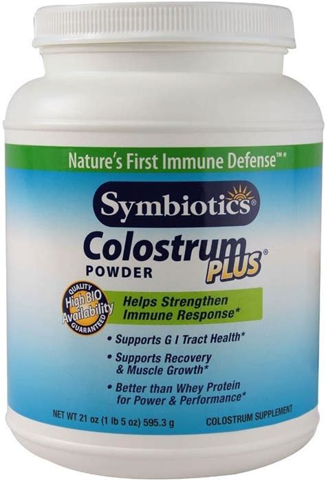 Amazon Symbiotics Colostrum Plus Oz Pwdr Oz Health Household