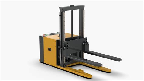 Agv Forklift Stacker D Model Cgtrader