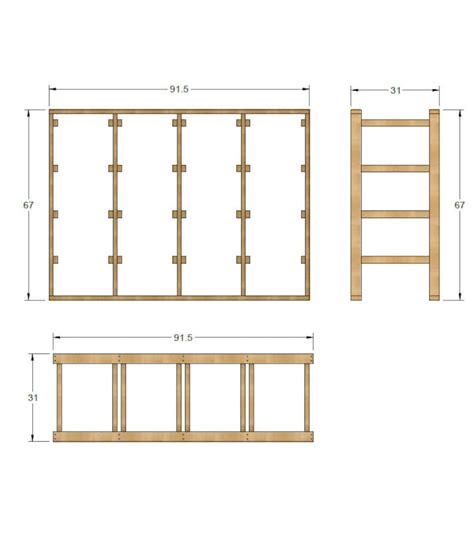 16 Unit Diy Garage Storage Rack Plans 27 Gallon Tote Storage Shelf