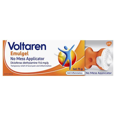 Buy Voltaren Emulgel Muscle And Back Pain Relief With No Mess