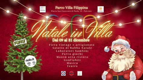 Arriva Natale In Villa Al Parco Villa Filippina Sicilmedtv It