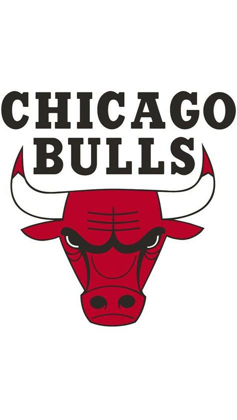 Chicago Bulls Logo - Black and Red Design