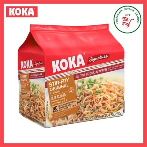 Koka Instant Noodles Stir Fried Original 85g X 5 Packets Made In