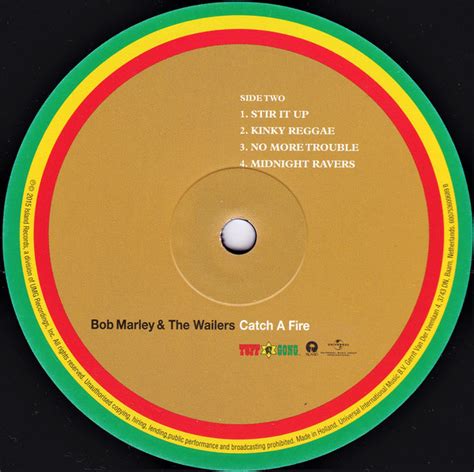 Bob Marley The Wailers Catch A Fire Reissue G Vinyl Vinylvinyl