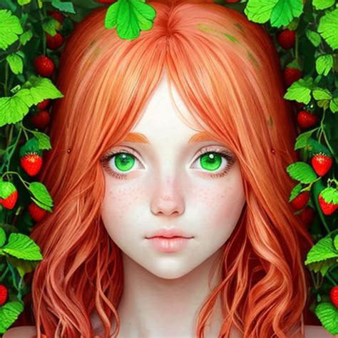 Fairy Goddess Of Strawberries Strawberry Blonde Ha