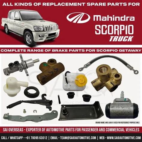 Mahindra Scorpio Getaway Spare Parts Genuine OEM Aftermarket