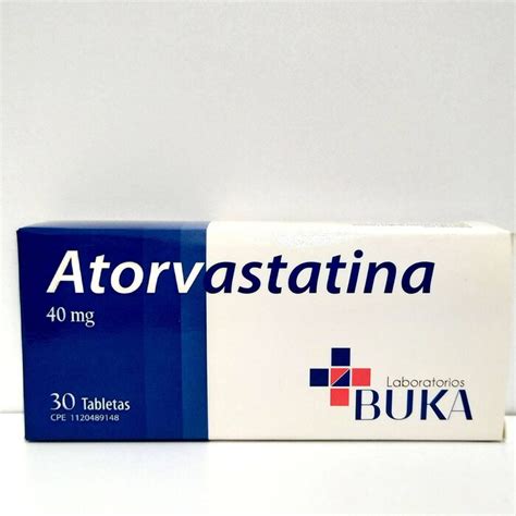 MEDICINA ATORVASTATINA 40 MG X 30 TAB BUKA Sihay