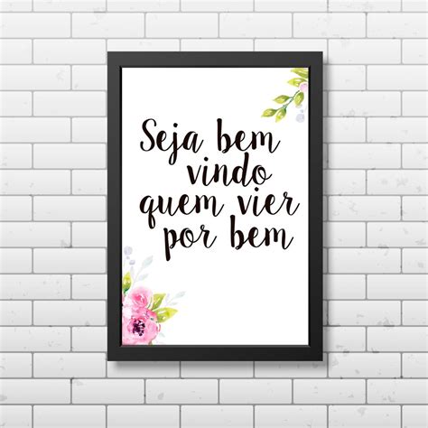 Placa Seja Bem Vindo Art Print Decora Es