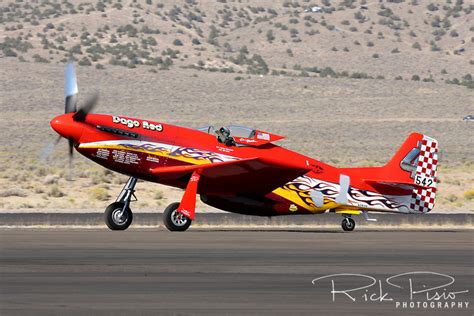 North American P 51d Mustang Dago Red Taxies Across The Reno Ramp