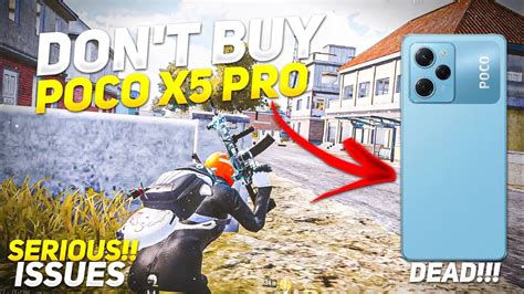 DON T BUY POCO X5 PRO 5G FOR GAMING POCO X5 PRO 5G PUBG BGMI TEST