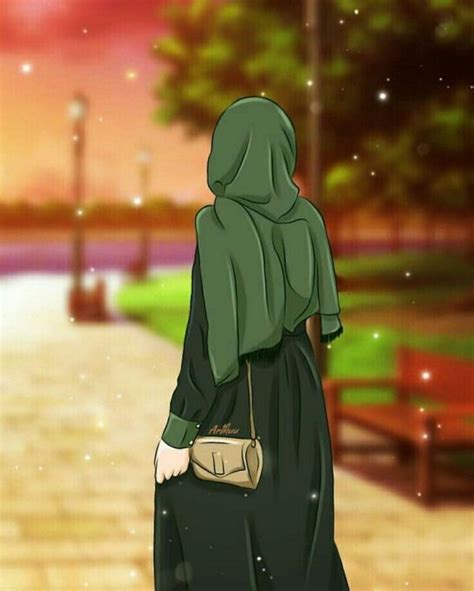 Gambar Anime 3 Sahabat Perempuan Berhijab ~ Muslimah Jilbab Fatimah