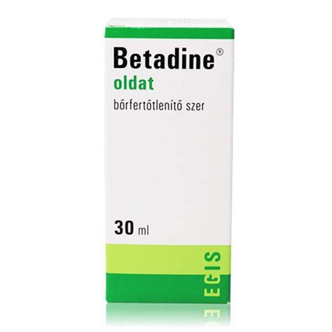 Betadine oldat 30 ml kedvező áron ZUE Online Patika