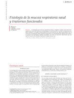 PDF Fisiología de la mucosa respiratoria nasal y trastornos PDF