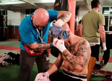 Bare Knuckle Boxing Brutal Pictures Show Bkb Blood Sport 2 Event In