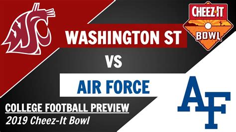 Washington State Vs Air Force Preview And Predictions 2019 Cheez It