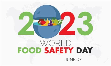 Premium Vector 2023 Concept World Food Safety Day Vector Design