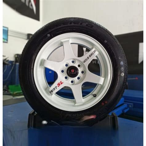 Jual Velg Honda Brio Ring Tokyo White Plus Ban Accelera Phi R