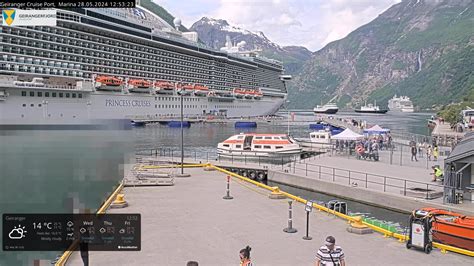 Webcam Geiranger Geirangerfjord Cruise Port