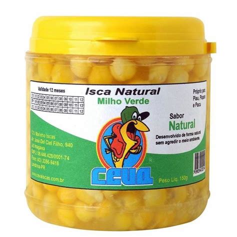 Isca Natural Milho Para Pesca Ceva Iscas Gr V Rios Sabores Submarino