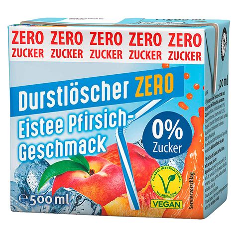 Durstlöscher Eistee Pfirsich Zero 500ml Online kaufen im World of