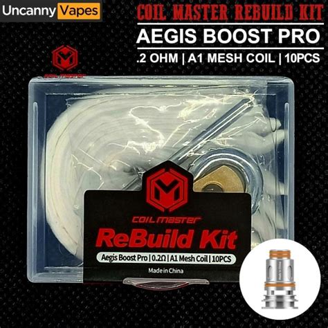 Aegis Boost Pro Ohm Coil Master Rebuild Kit Rbk For P Series