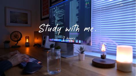 7 Hour Study With Me Pomodoro Timer Lofi Relaxing Music Day 120