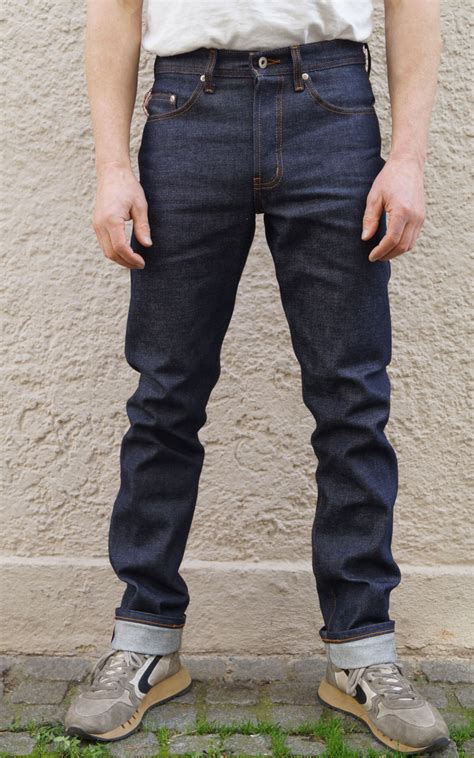 NAKED FAMOUS DIRTY FADE SELVEDGE Lederladen Ulm