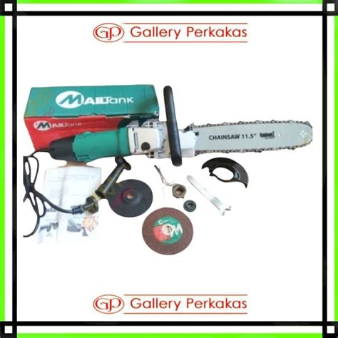 Jual Mesin Gergaji Kayu Chainsaw Mini Gergaji Gerinda Komplit Chain Saw