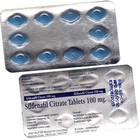 Blue Sildenafil Citrate 100 Mg Tablets At Best Price Inr 32inr 40 Tablet In Vadodara Gujarat