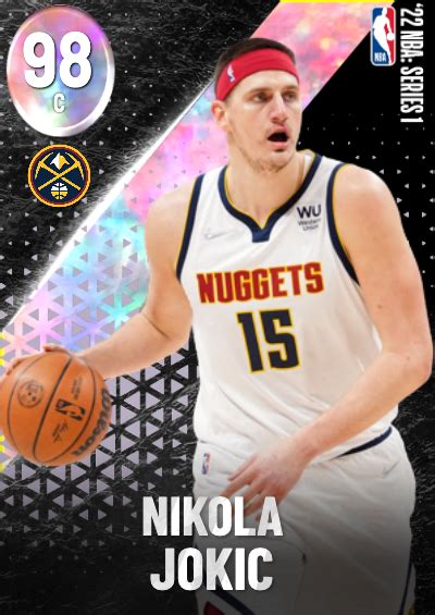 NBA 2K22 2KDB Custom Card Nikola Jokic