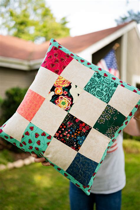 How To Sew A Quilted Patchwork Cushion