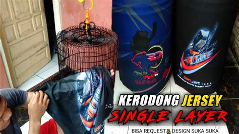 Unboxing Kerodong Jersey Single Layer Untuk Sangkar Murai Batu