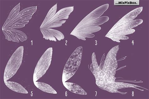 Fairy Wings PNG: 21 Fairy Wings Overlay | MasterBundles