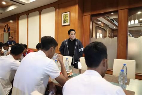 Timnas U Lolos Piala Asia Erick Thohir Dinilai Bawa Tradisi Dan